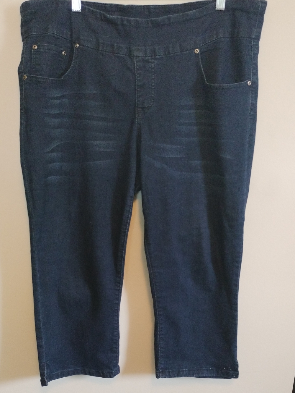 Counterparts Navy Cropped Stretch Jeans